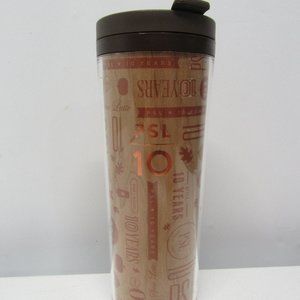 Starbucks 10 Year Commemorative Pumpkin Spice Insulated Tumbler - 16oz